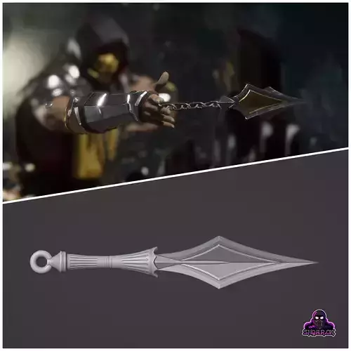 Scorpion Kunai from MK1 1 - Vengeance 3D print model