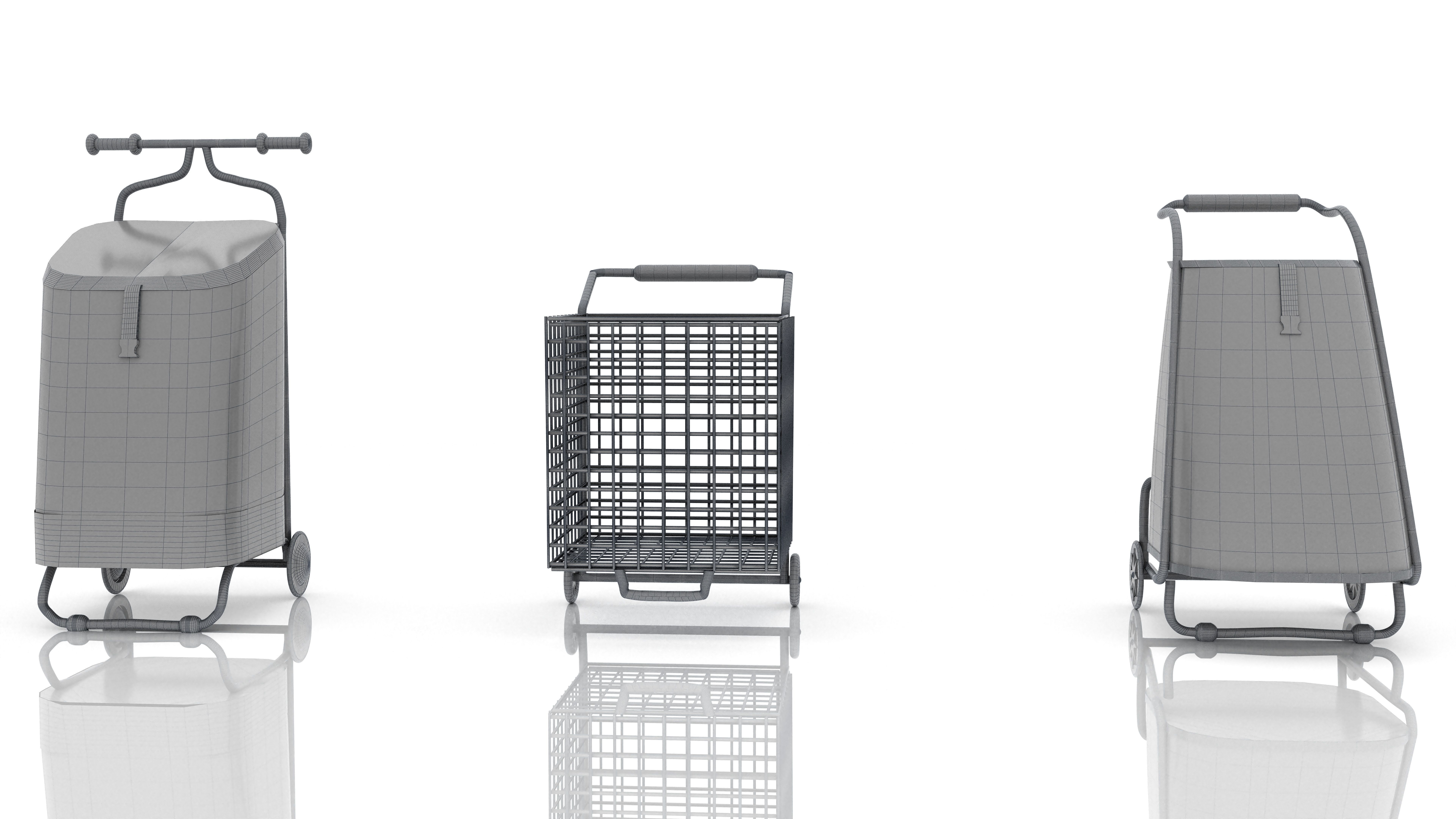 Shoping Carts  3D model_11