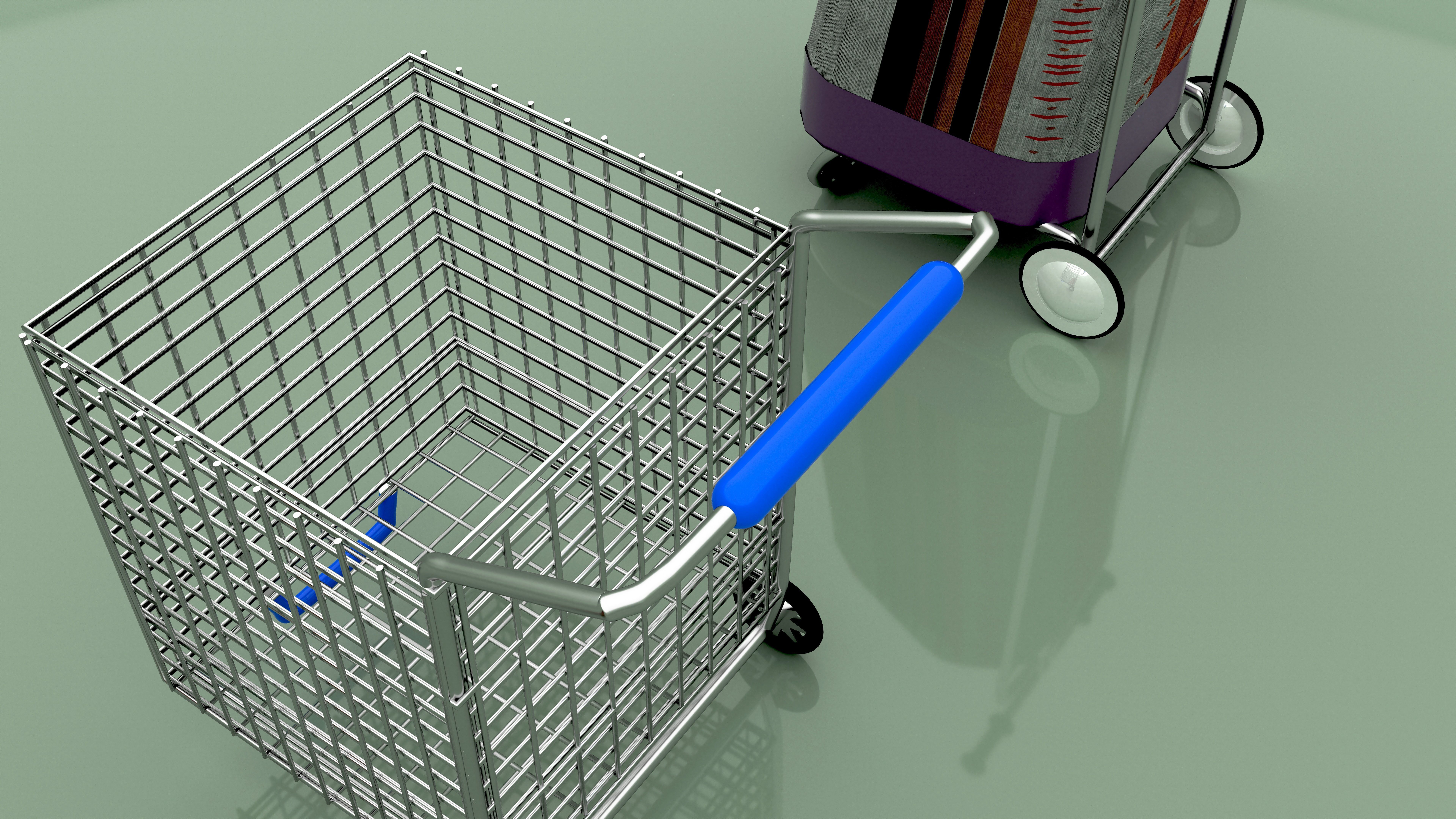 Shoping Carts  3D model_7