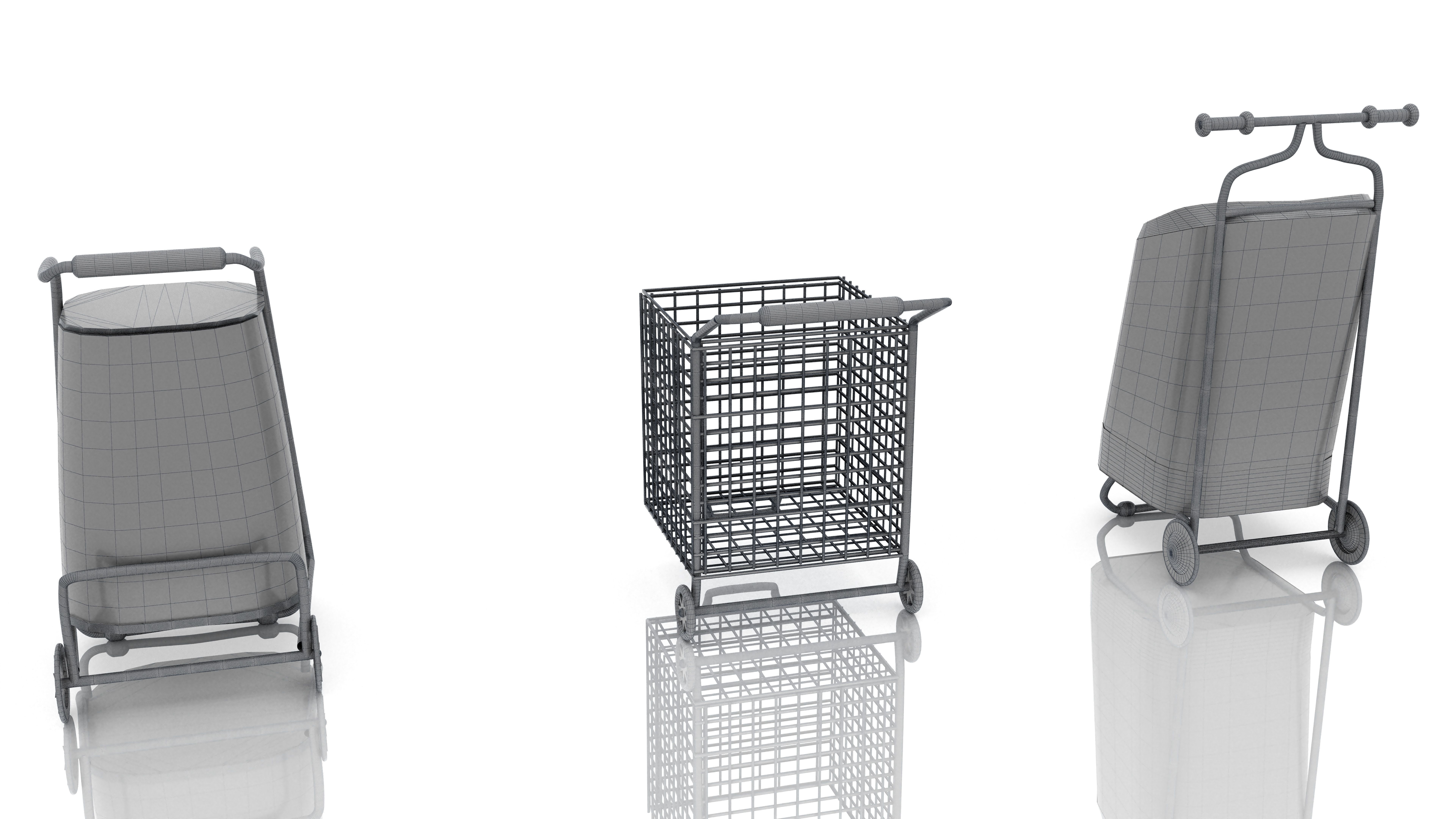Shoping Carts  3D model_15