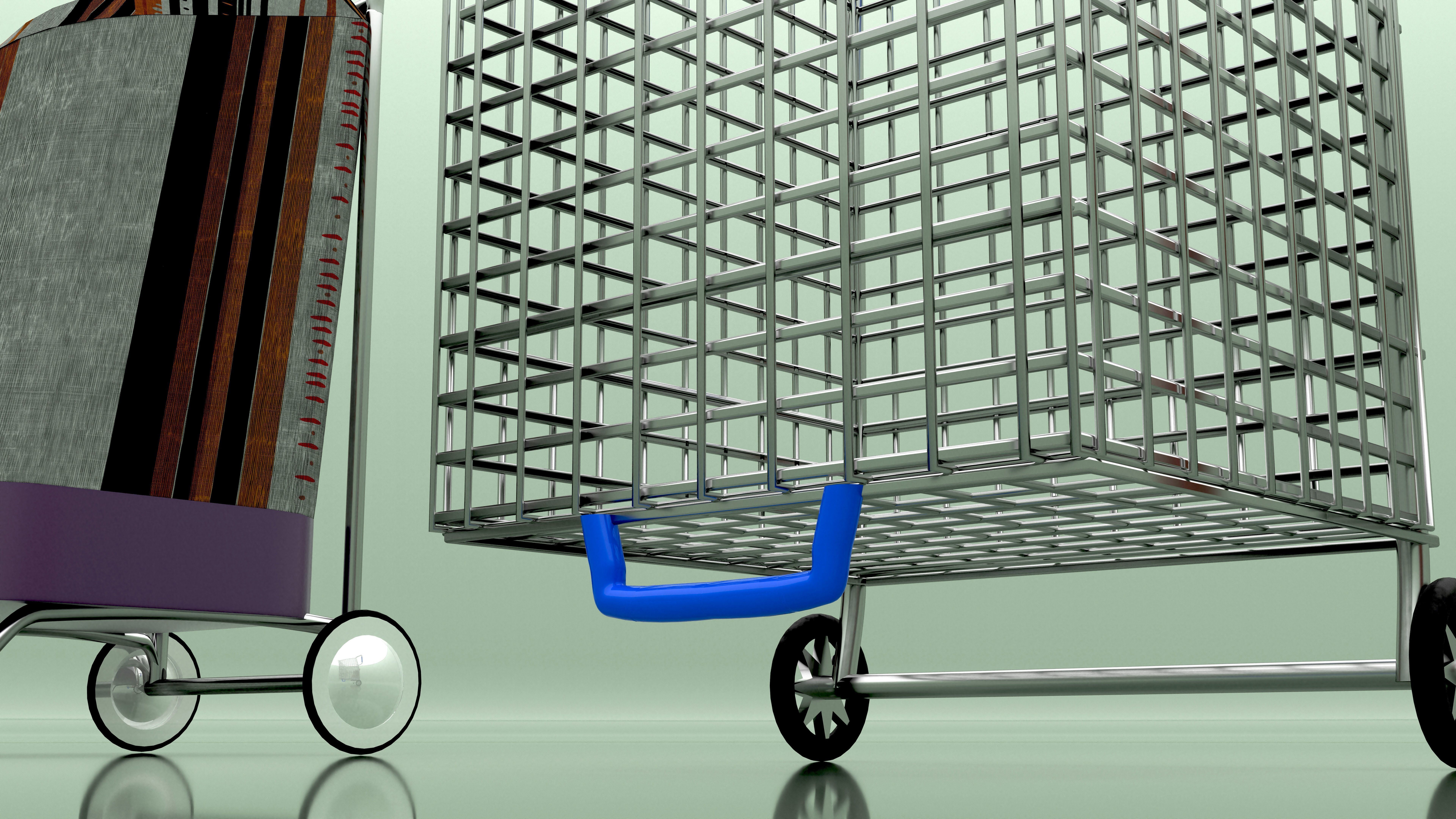 Shoping Carts  3D model_10