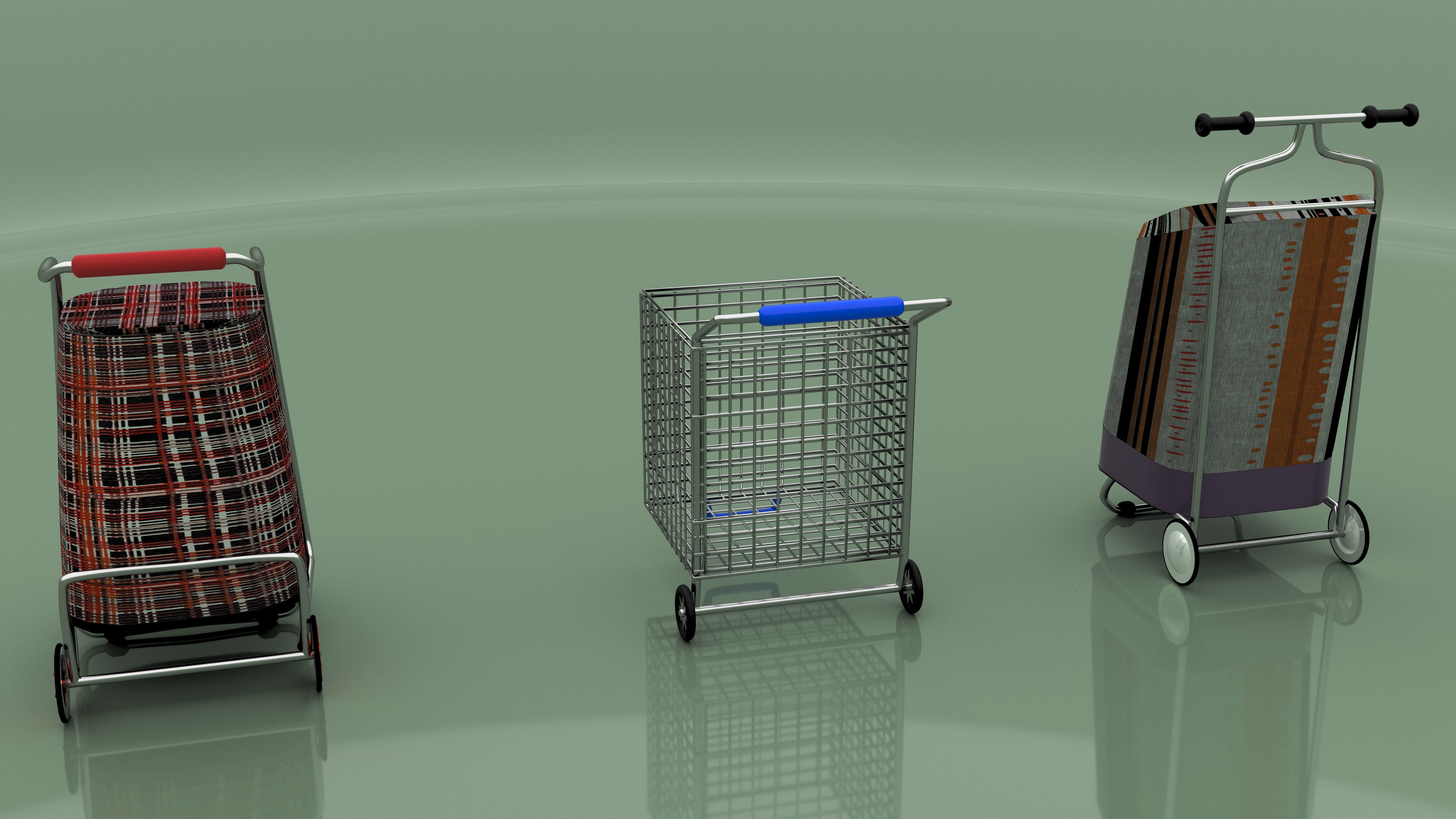 Shoping Carts  3D model_6