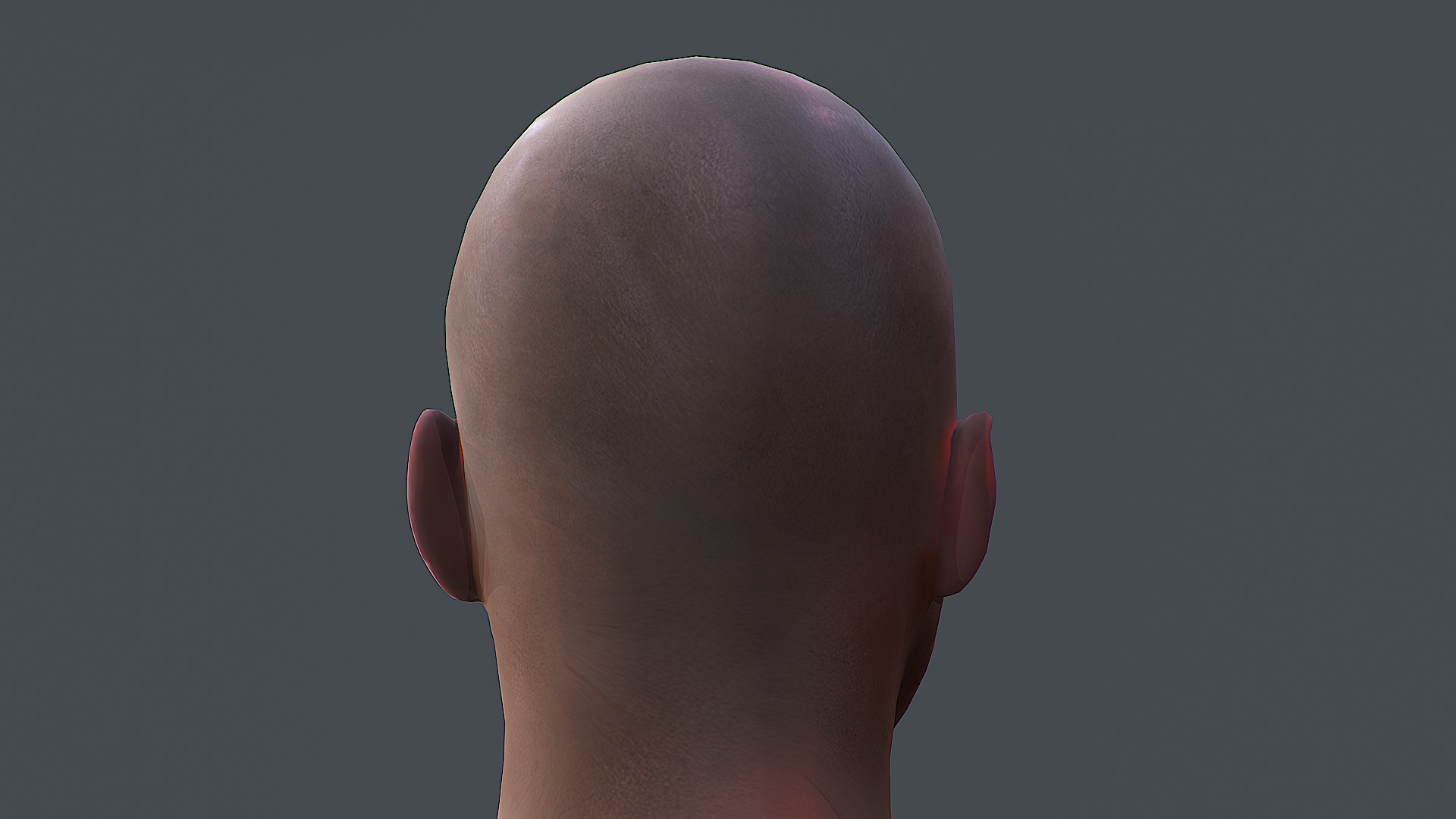 Male head Realistic Perfect Head Low-poly 3D model game ready  Low-poly 3D model_4