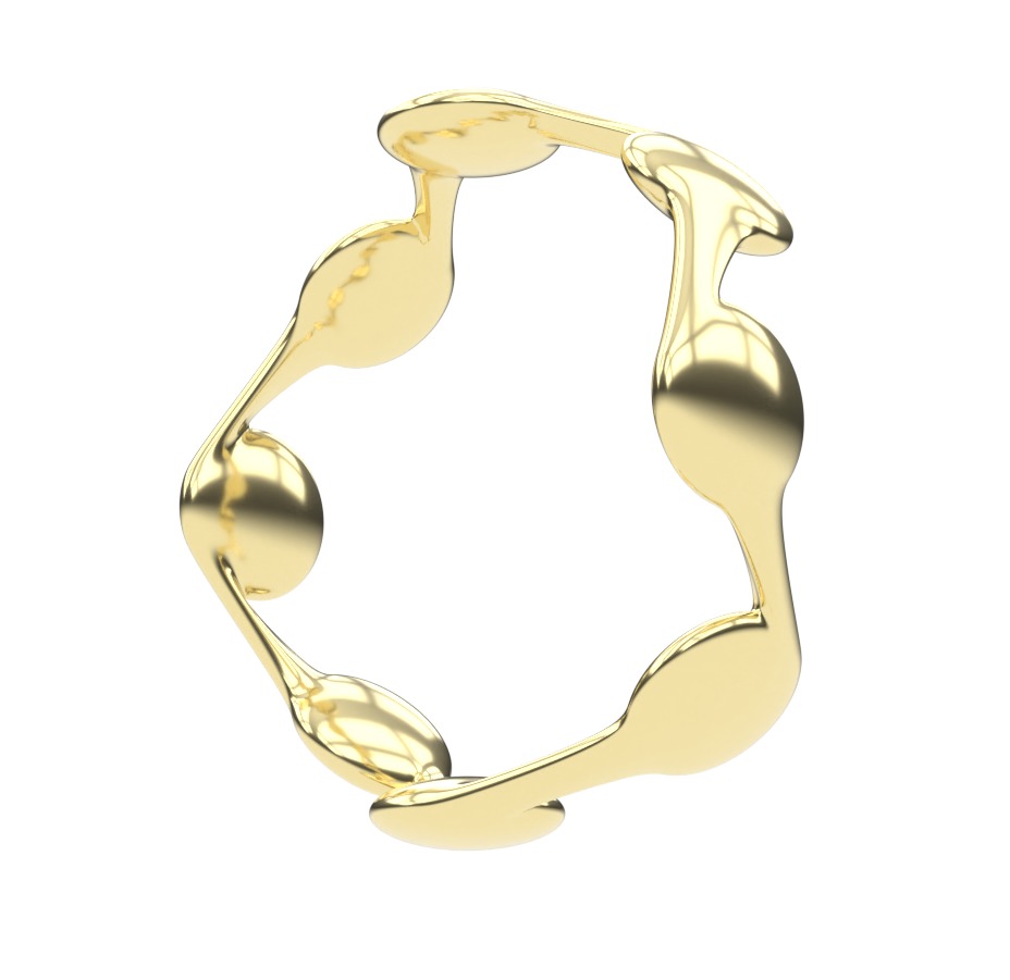 pad ring size 20 3D print model_3