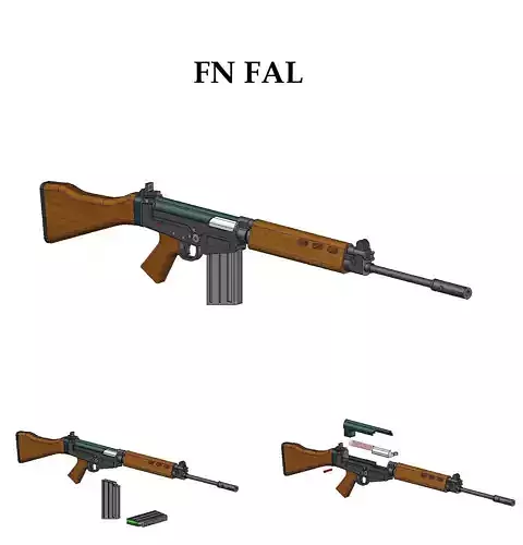 TABLETOP and MINIATURE FIGUR FAL 3D