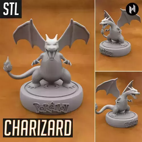 Charizard  Dracaufeu 3D Print 3D print model
