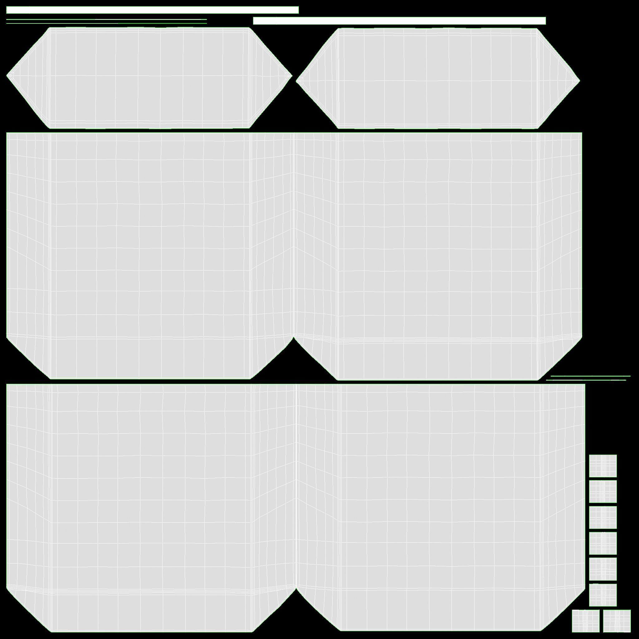 Fast Food Packaging Set Mockup 02 3D model_15