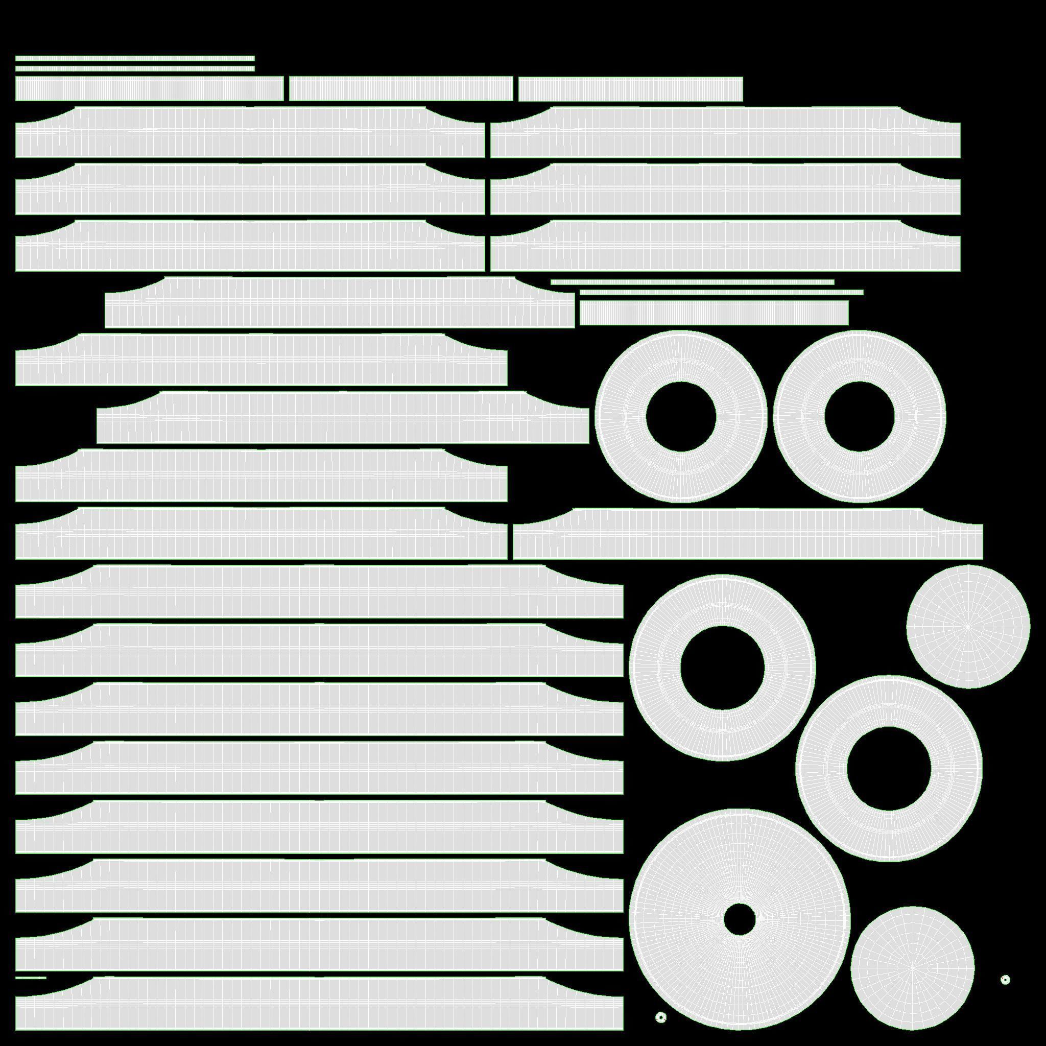 Full range floor standing 6 1 speaker system 3D model_15