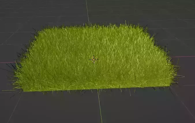 3D garden created in blender