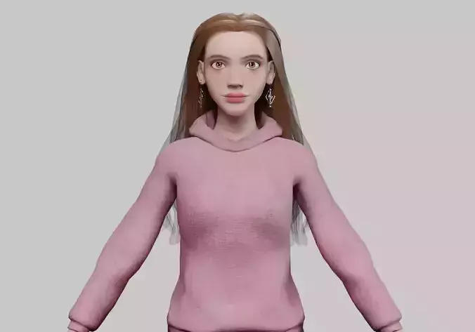 cute pretty woman V32543 