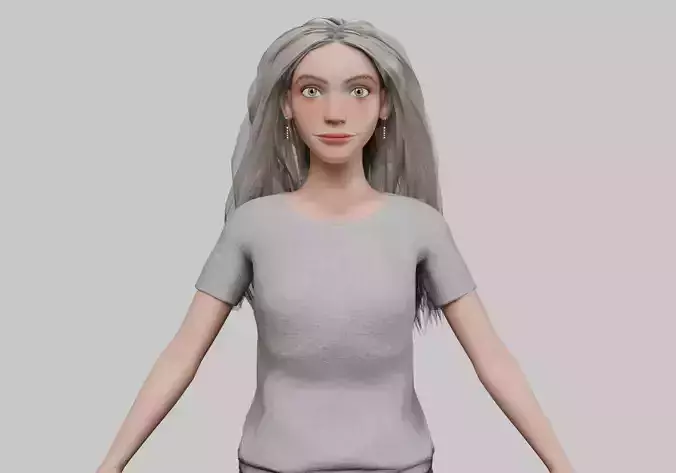 cute cool woman V30229 