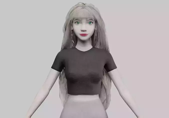 cute classic woman V36484 