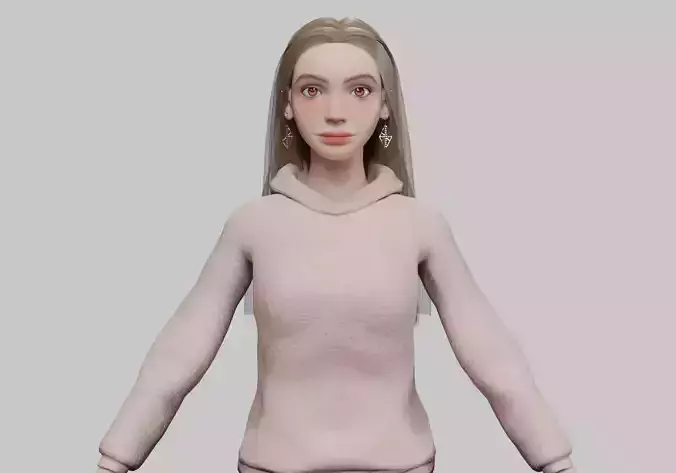 cute basic woman V32675 