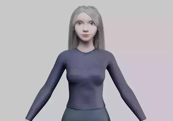 cool cute woman V29847 