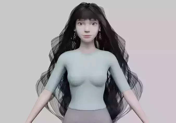 beautiful pretty woman V40860 