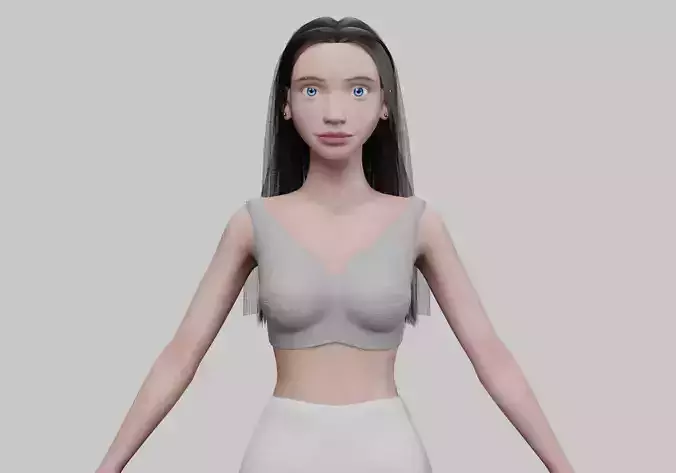 beautiful cute woman V27653 