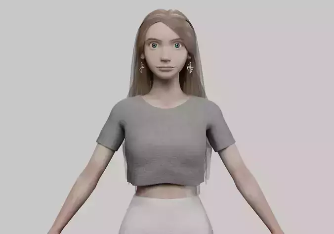 basic cute woman V32724 