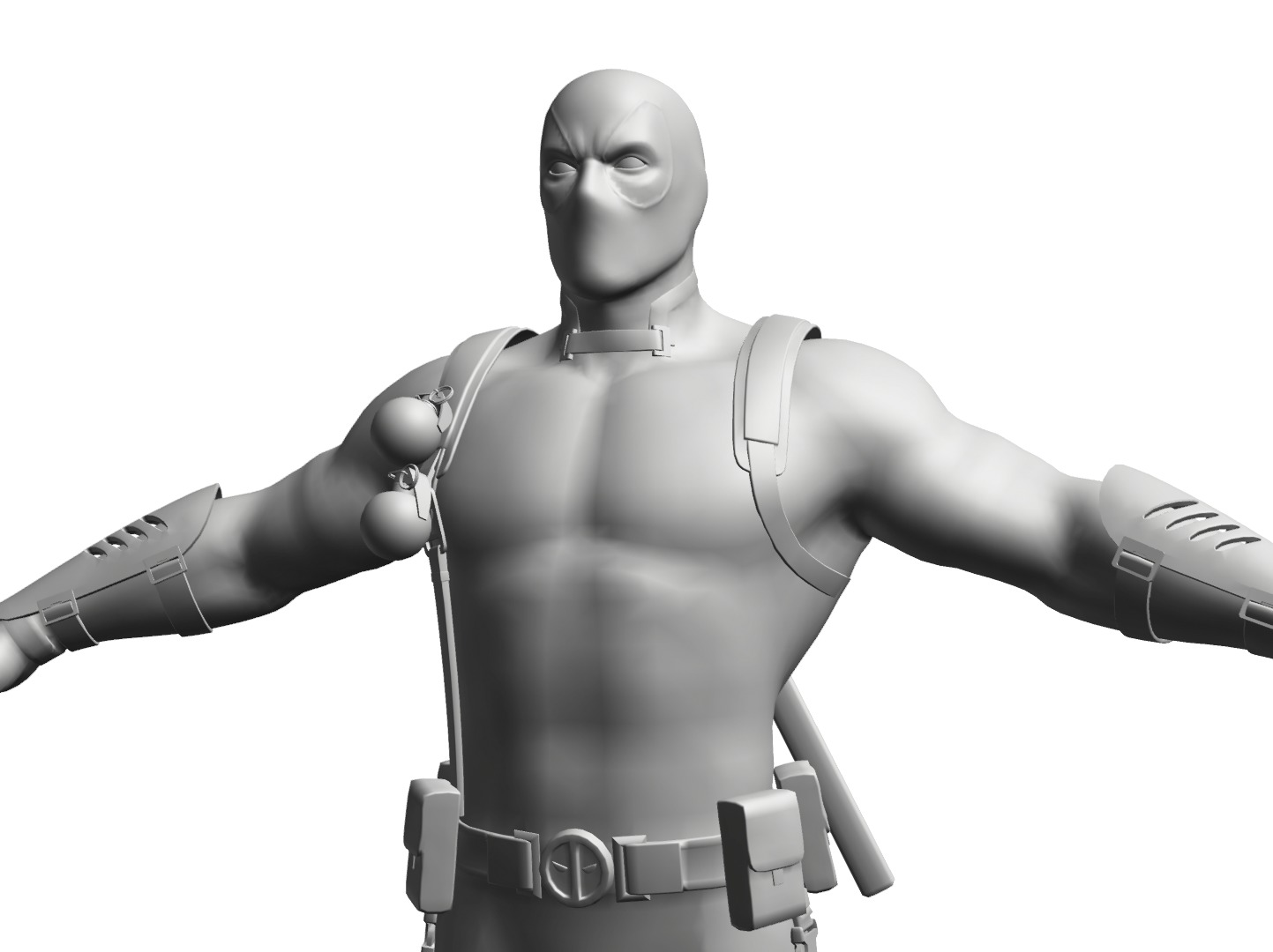 Deadpool 3 3D model_1