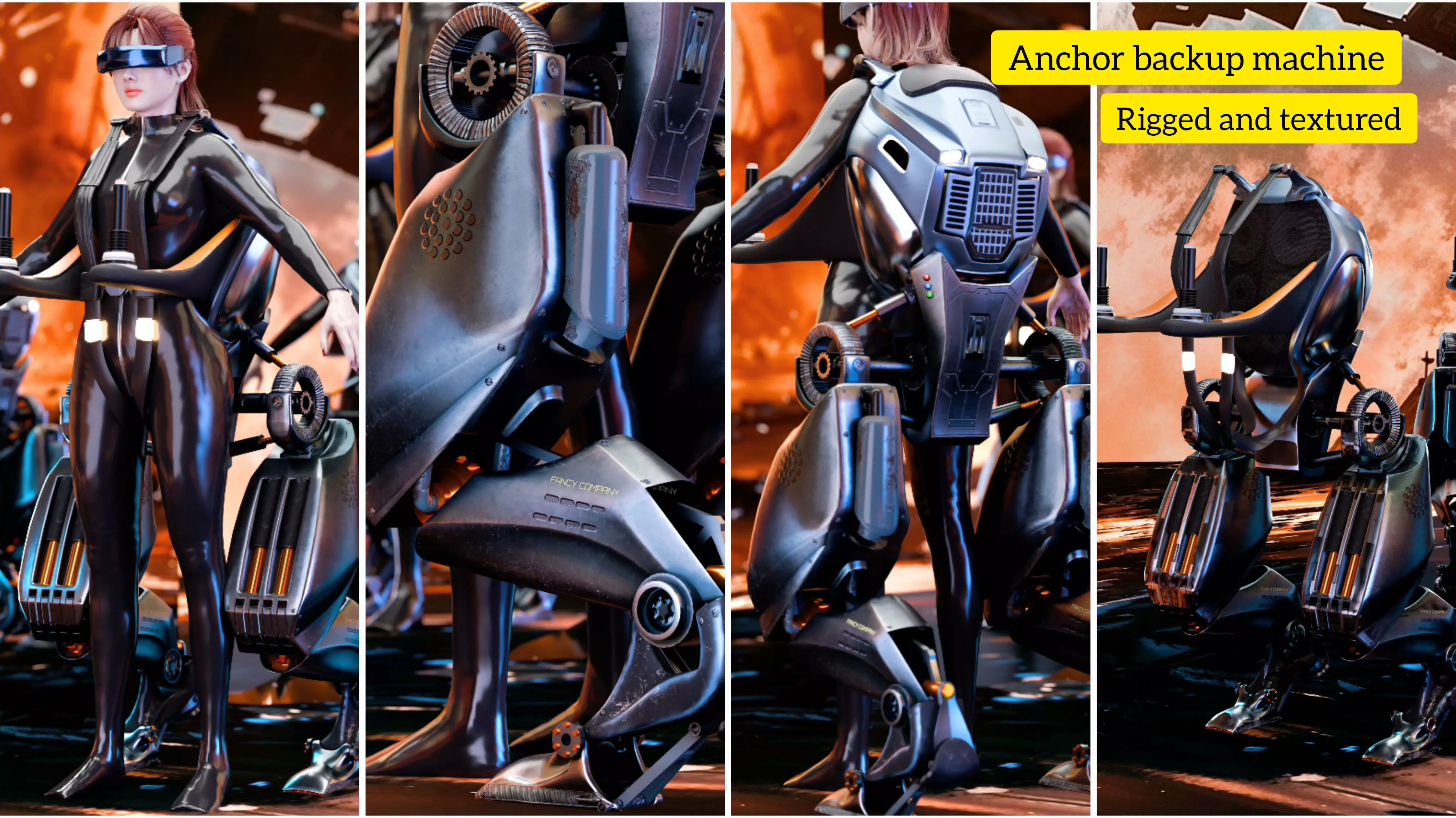 anchor backup machine 3D model_0