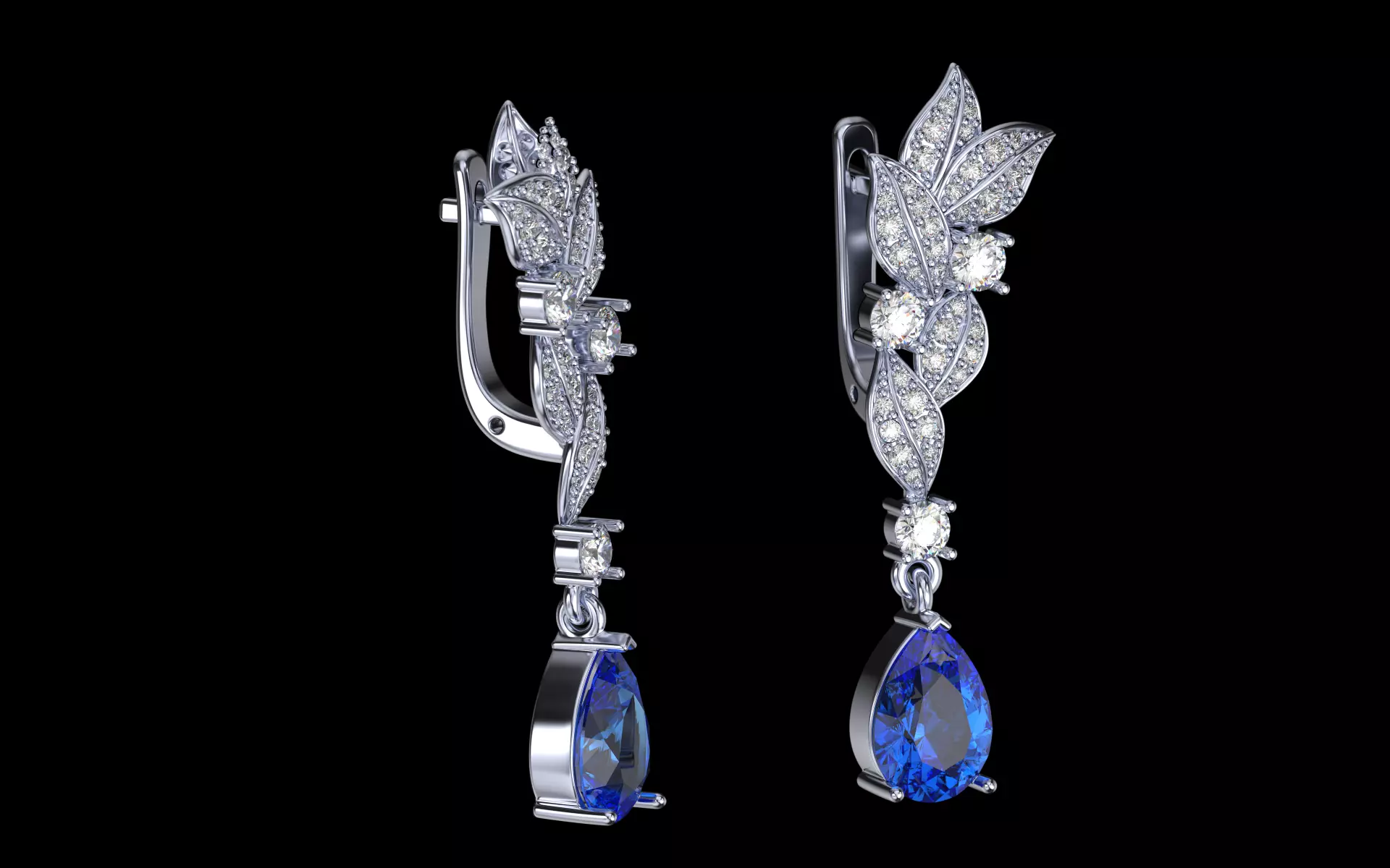 Graff Earring 3D print model