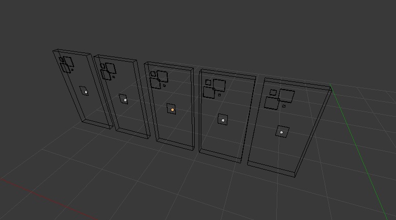 Apple iPhone 15 pack with 5 colors Free low-poly 3D model_6