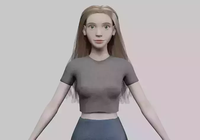 young classic woman V31760 