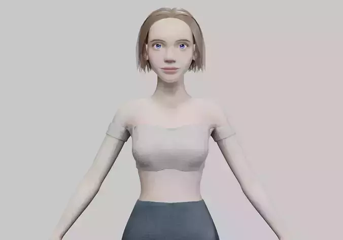 pretty teen woman V25825 