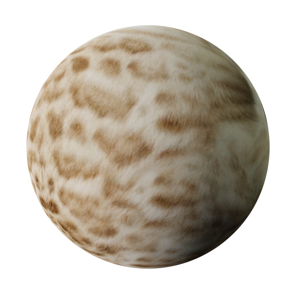 Snow Bengal Cat Low-poly 3D model_3