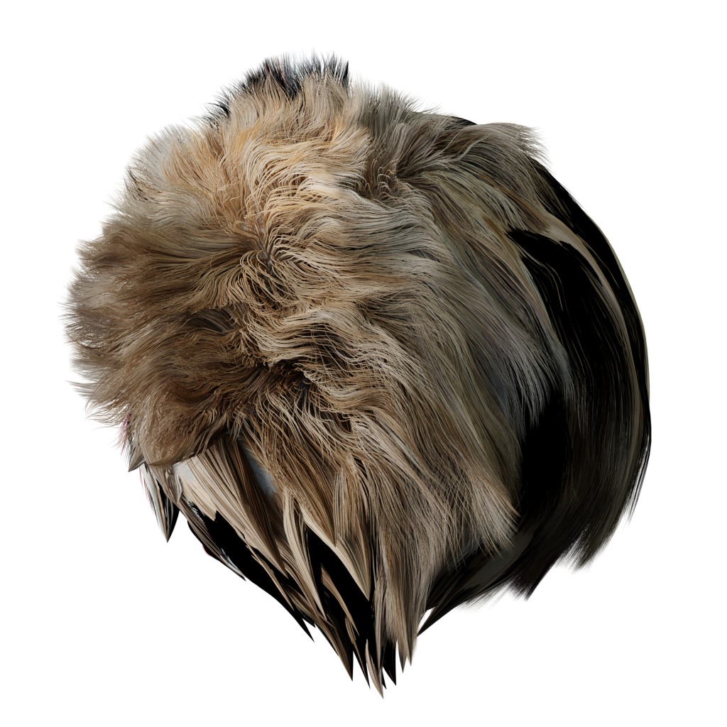 Snow Bengal Cat Low-poly 3D model_4