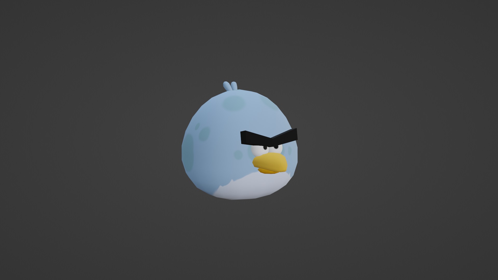 TONY FROM ANGRY BIRDS Low-poly 3D model_50
