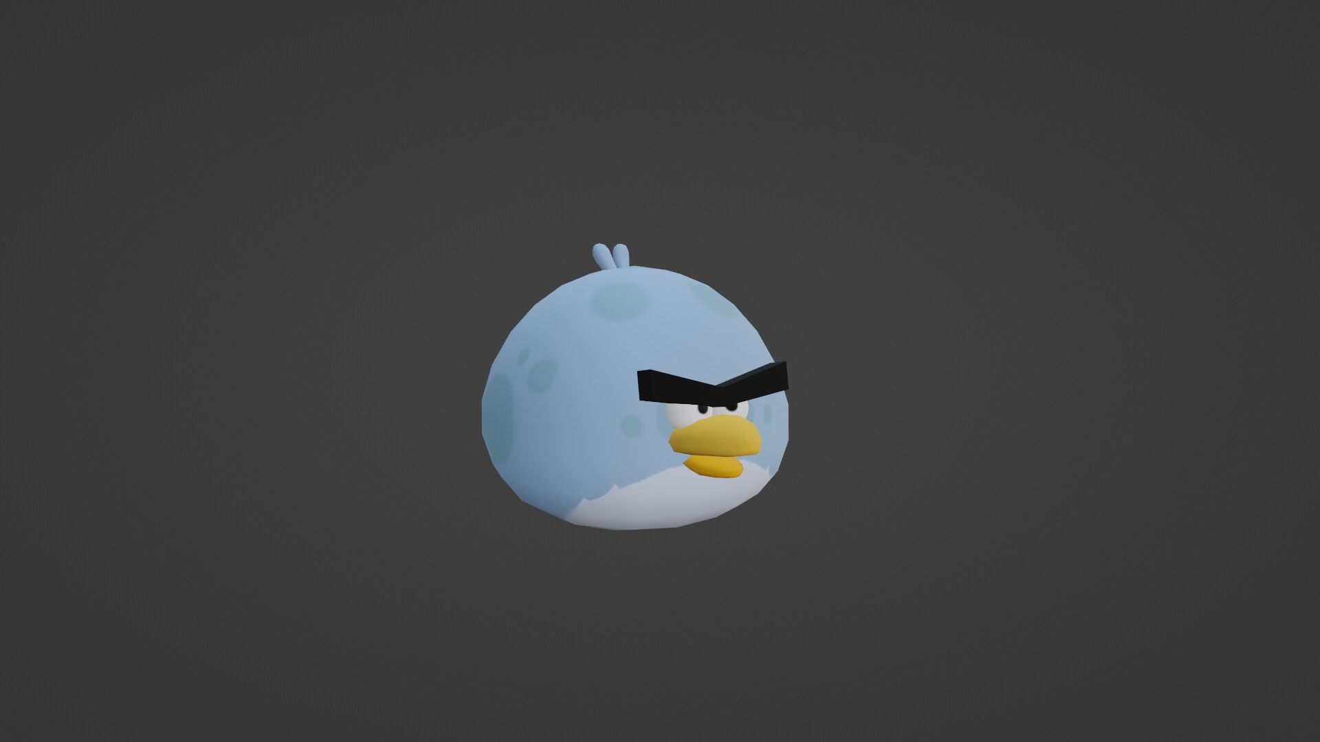 TONY FROM ANGRY BIRDS Low-poly 3D model_25