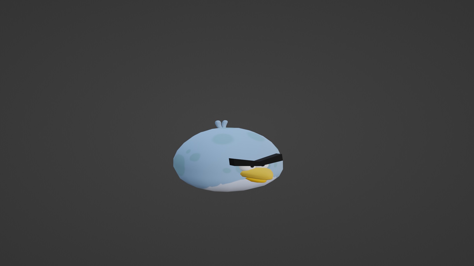 TONY FROM ANGRY BIRDS Low-poly 3D model_22