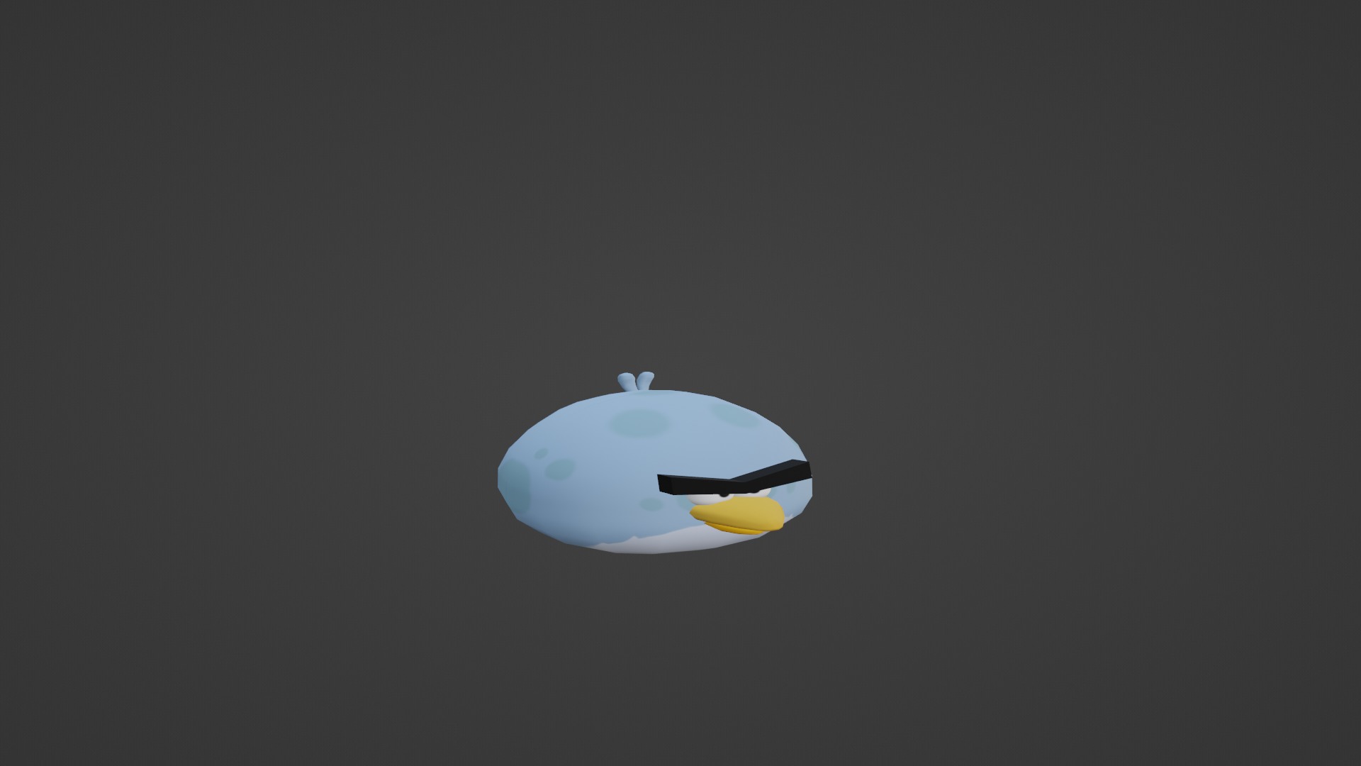 TONY FROM ANGRY BIRDS Low-poly 3D model_20