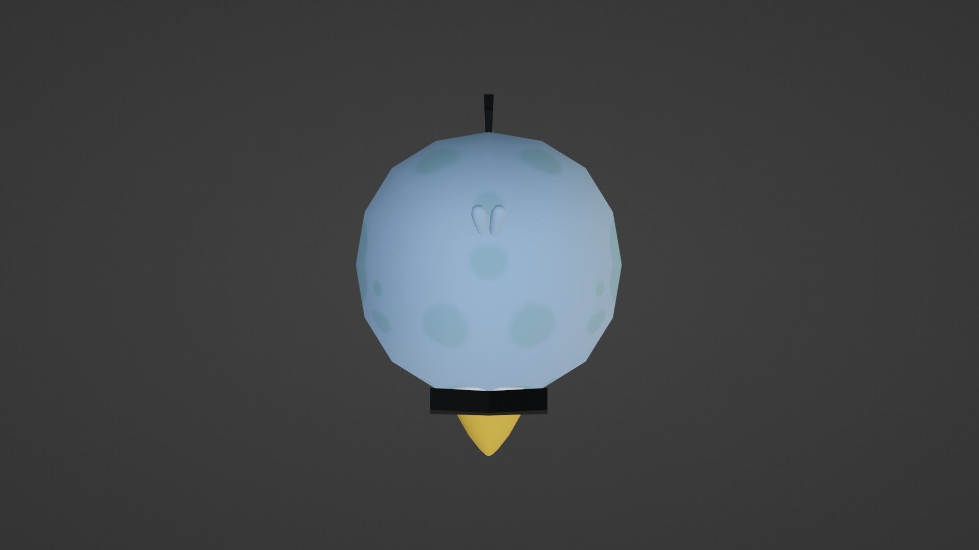 TONY FROM ANGRY BIRDS Low-poly 3D model_6