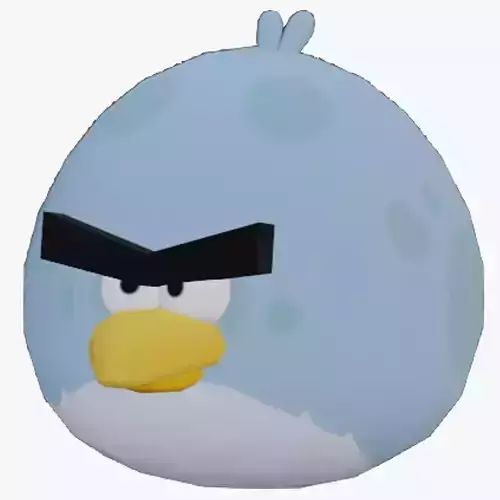 TONY FROM ANGRY BIRDS Low-poly 3D model