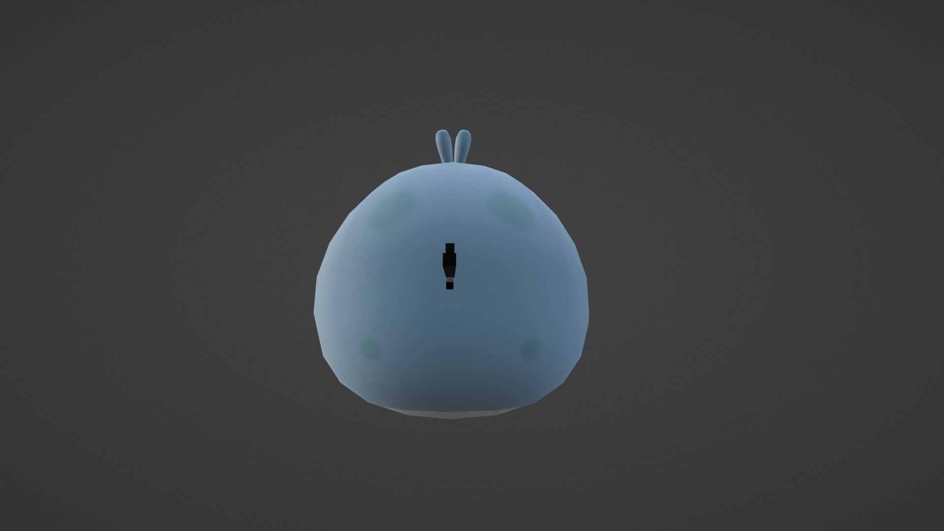 TONY FROM ANGRY BIRDS Low-poly 3D model_5