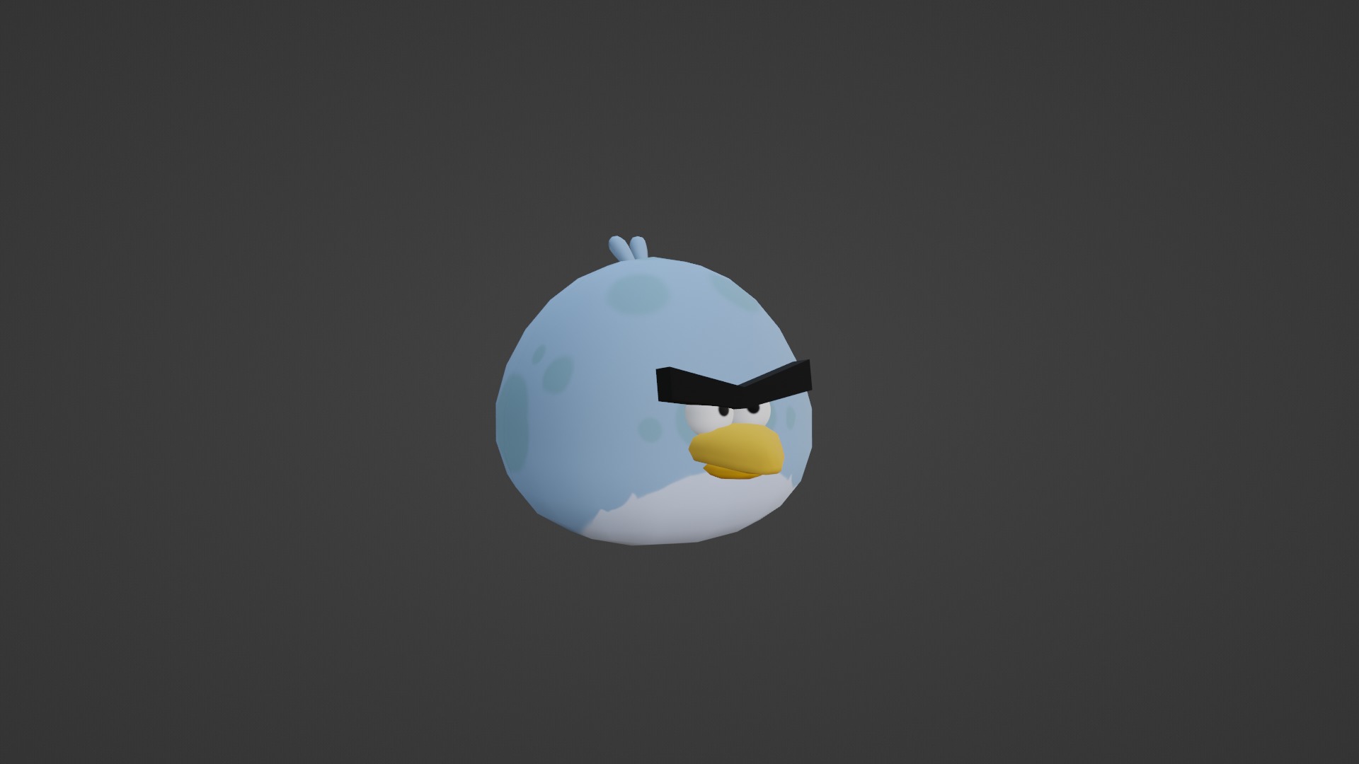 TONY FROM ANGRY BIRDS Low-poly 3D model_48
