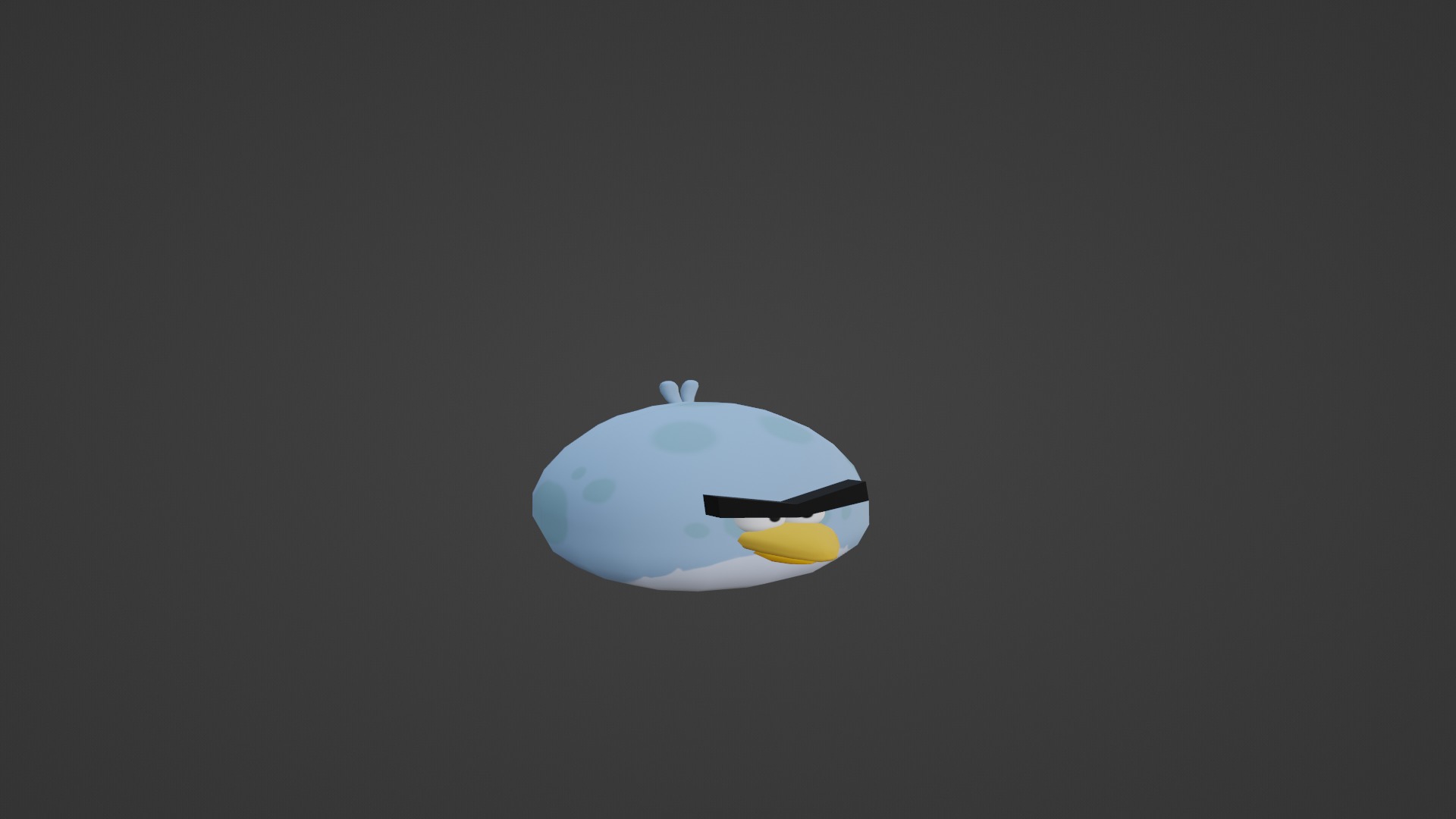 TONY FROM ANGRY BIRDS Low-poly 3D model_18