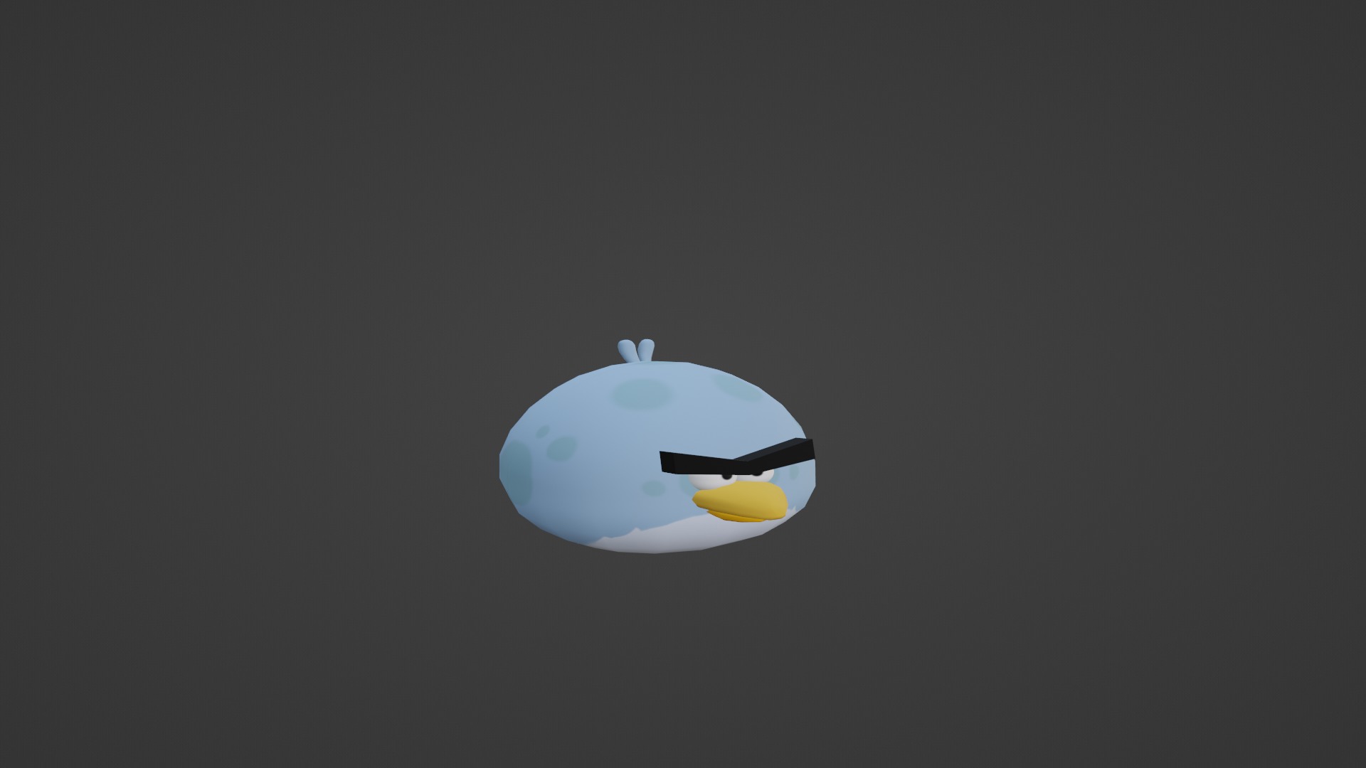 TONY FROM ANGRY BIRDS Low-poly 3D model_17