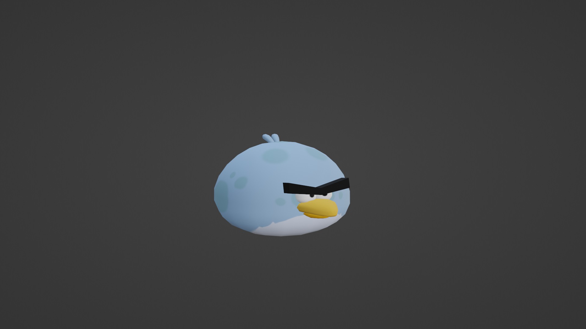 TONY FROM ANGRY BIRDS Low-poly 3D model_44