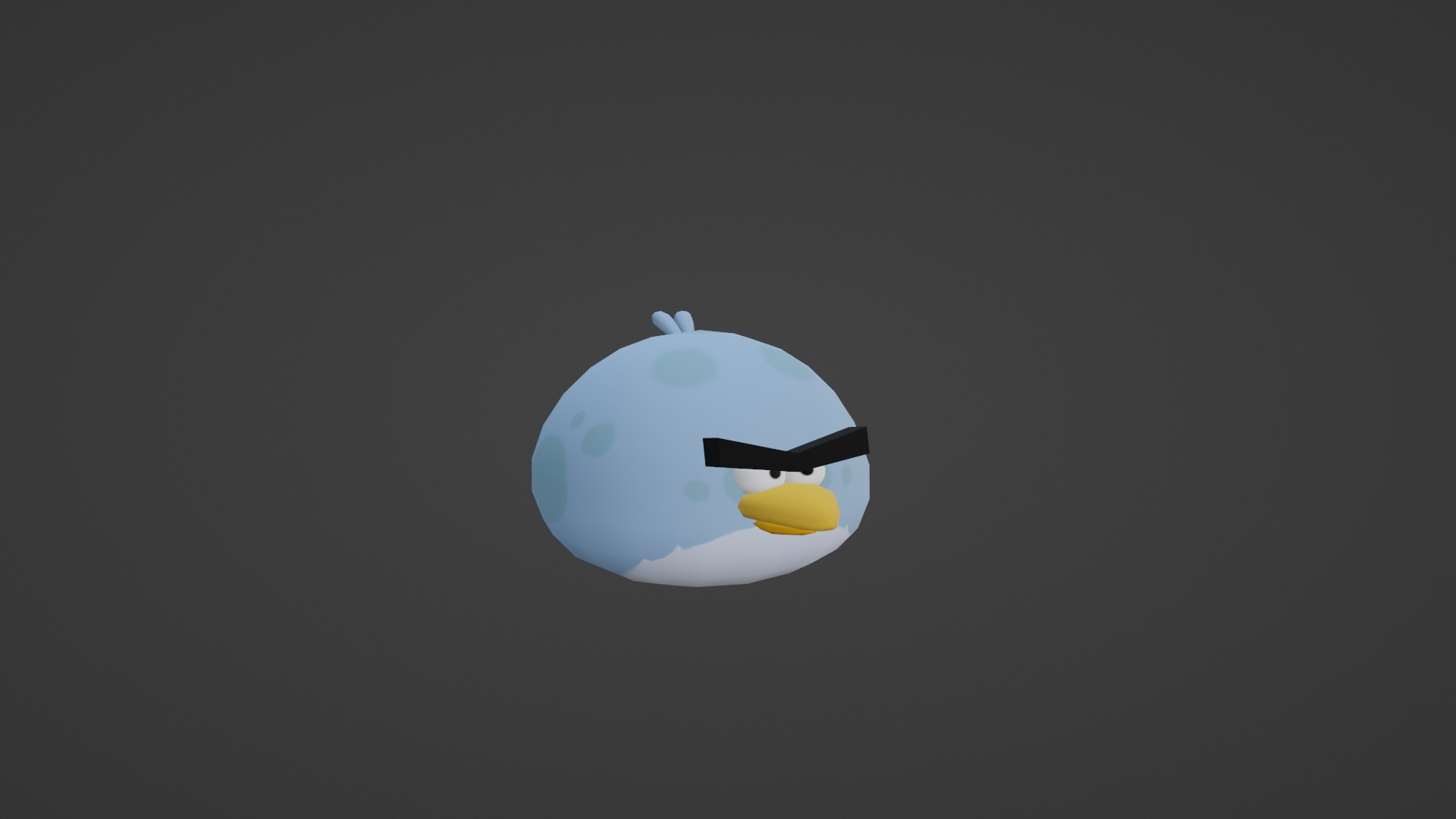 TONY FROM ANGRY BIRDS Low-poly 3D model_45