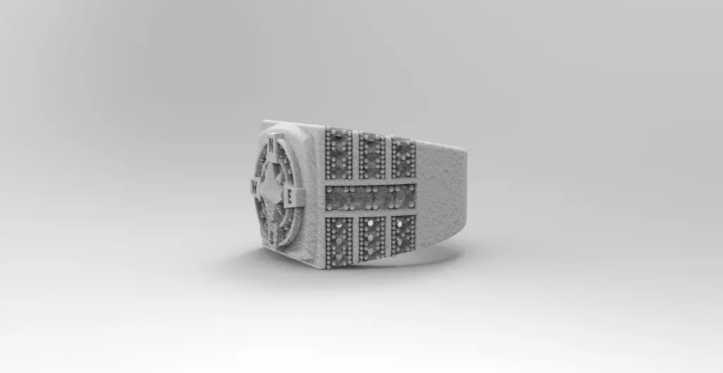 anillo estrella  3D print model_0