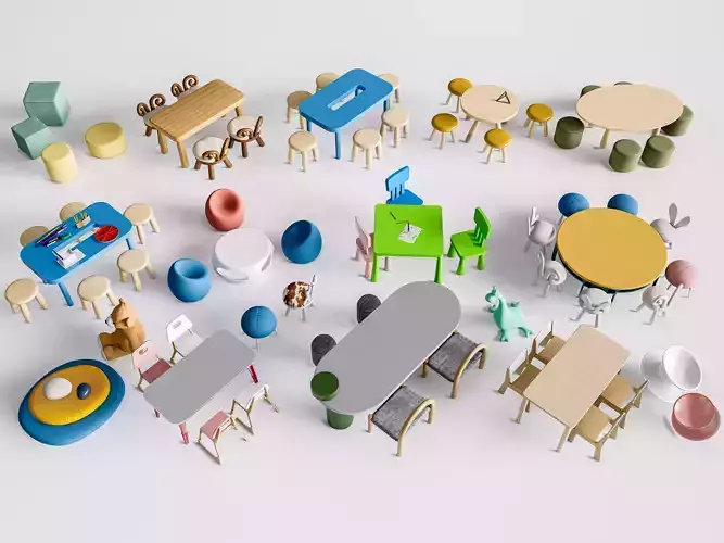 Children table and chairs 5