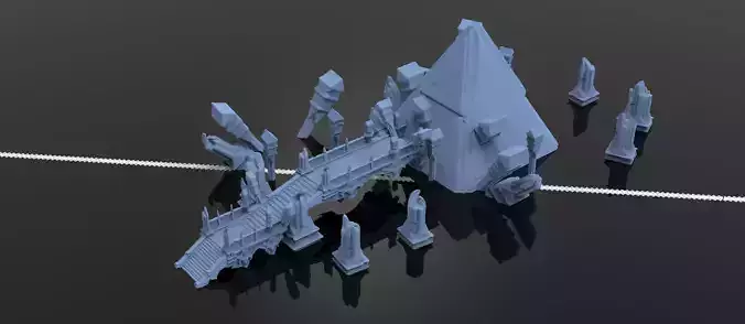 Sunken temple pillars 2