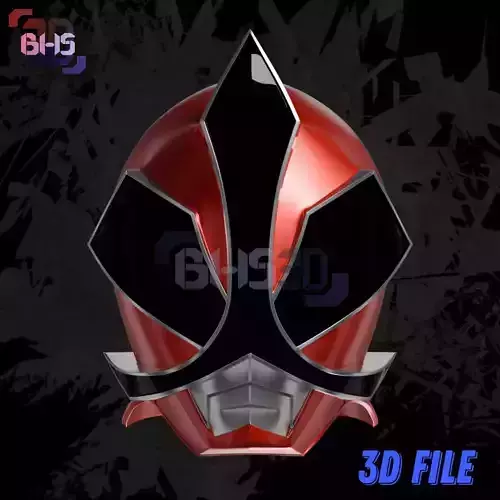 ShinkenRed Mega Mode Helmet 3D