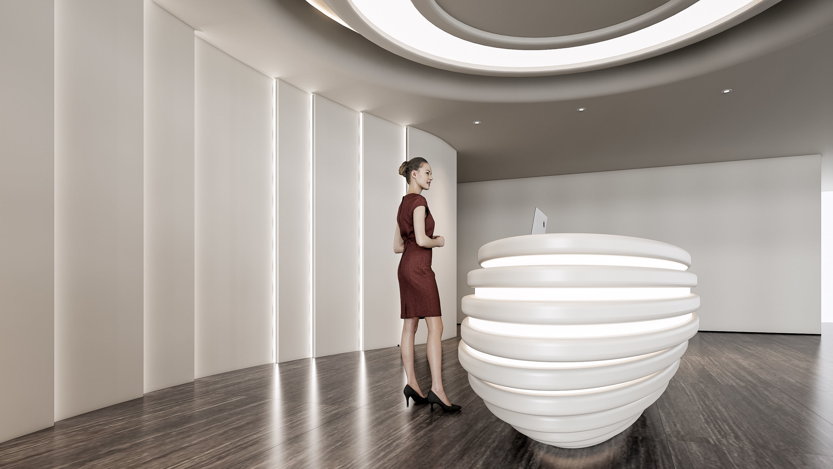 Reception 1 3D model_4