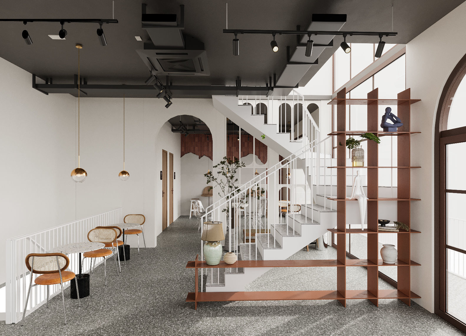 COFFEE SHOP INTERIOR DESIGN 3DSMAX CORONA RENDER 3D model_7