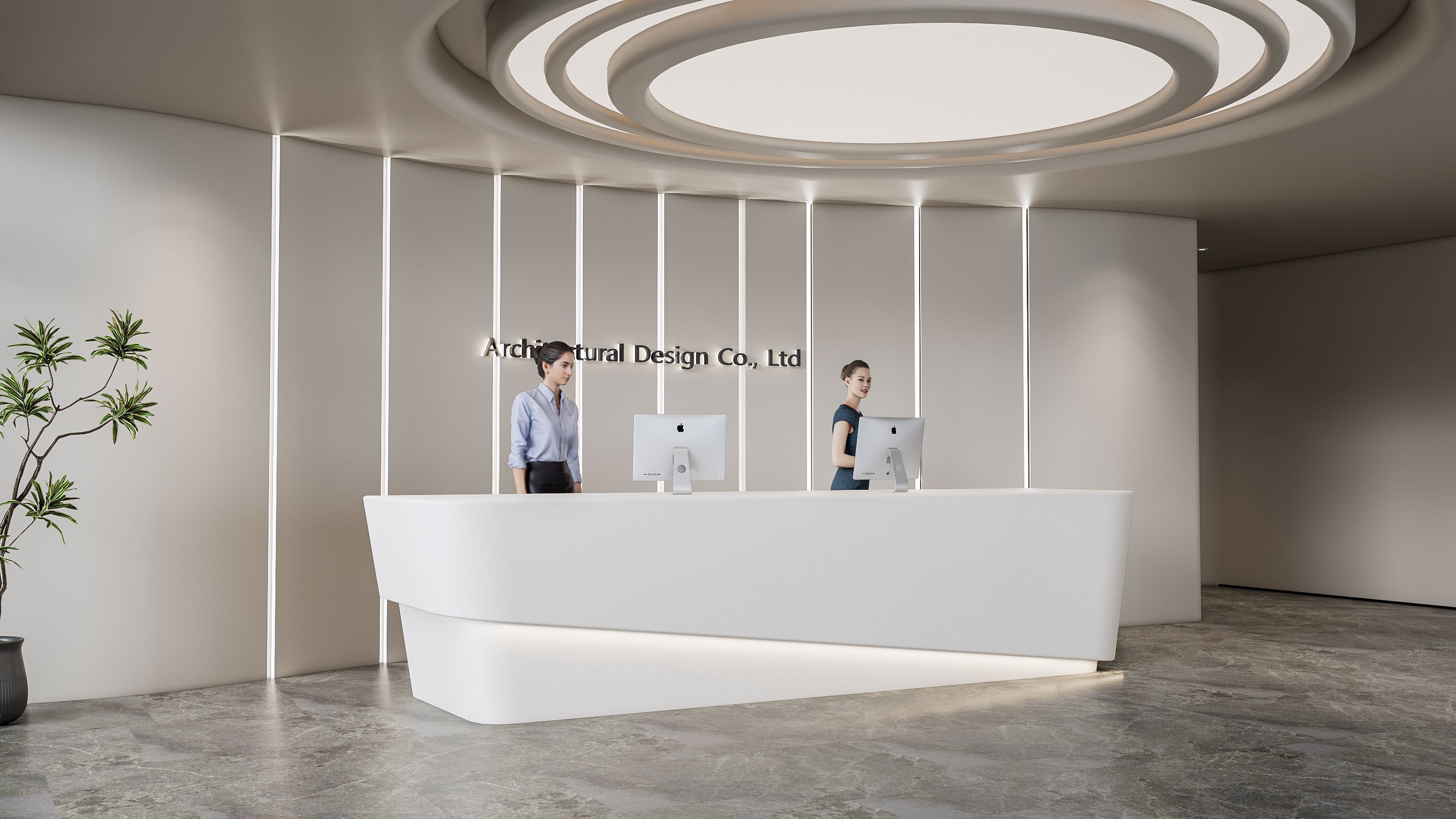 Reception 2 3D model_3