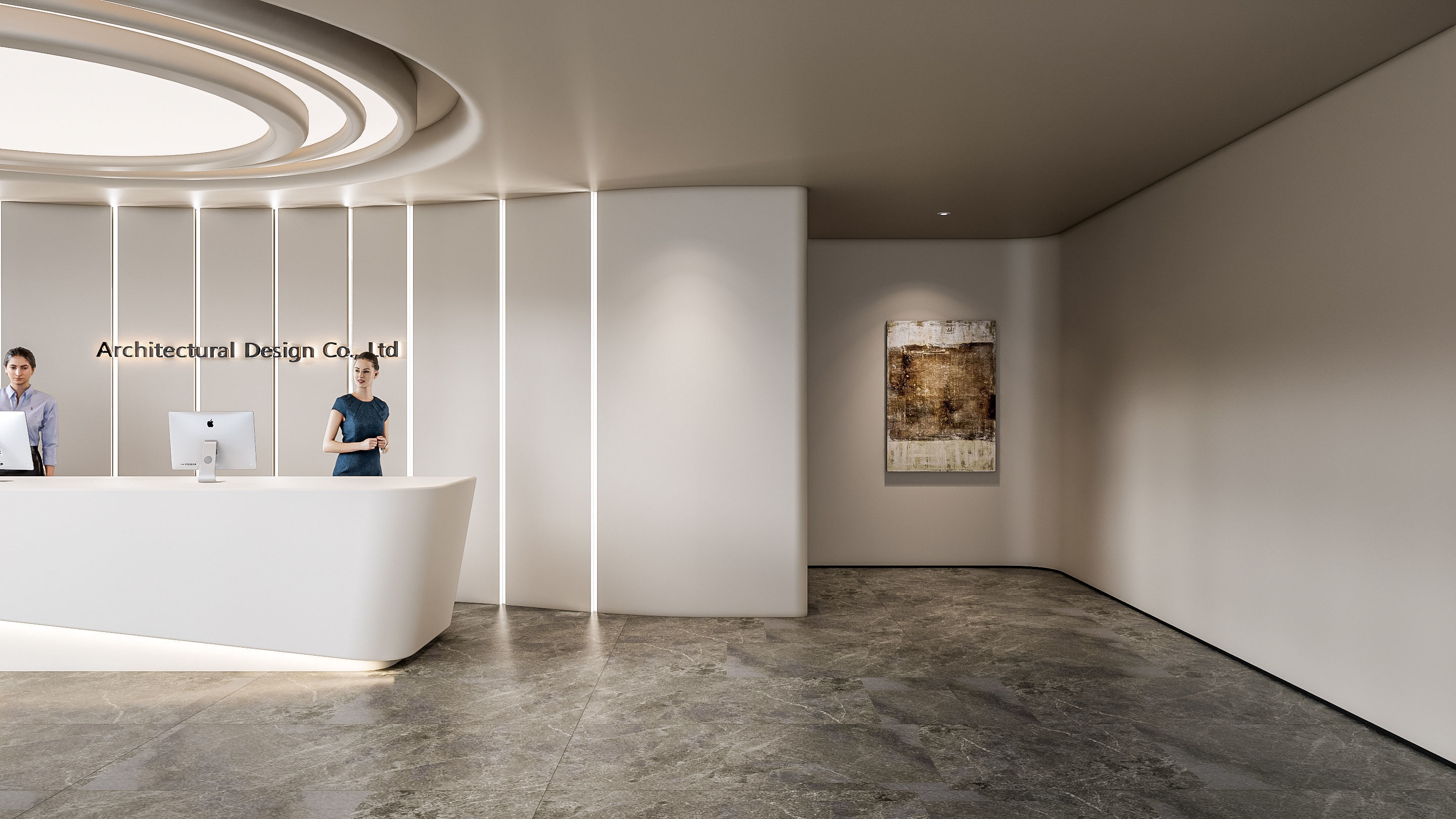 Reception 2 3D model_7