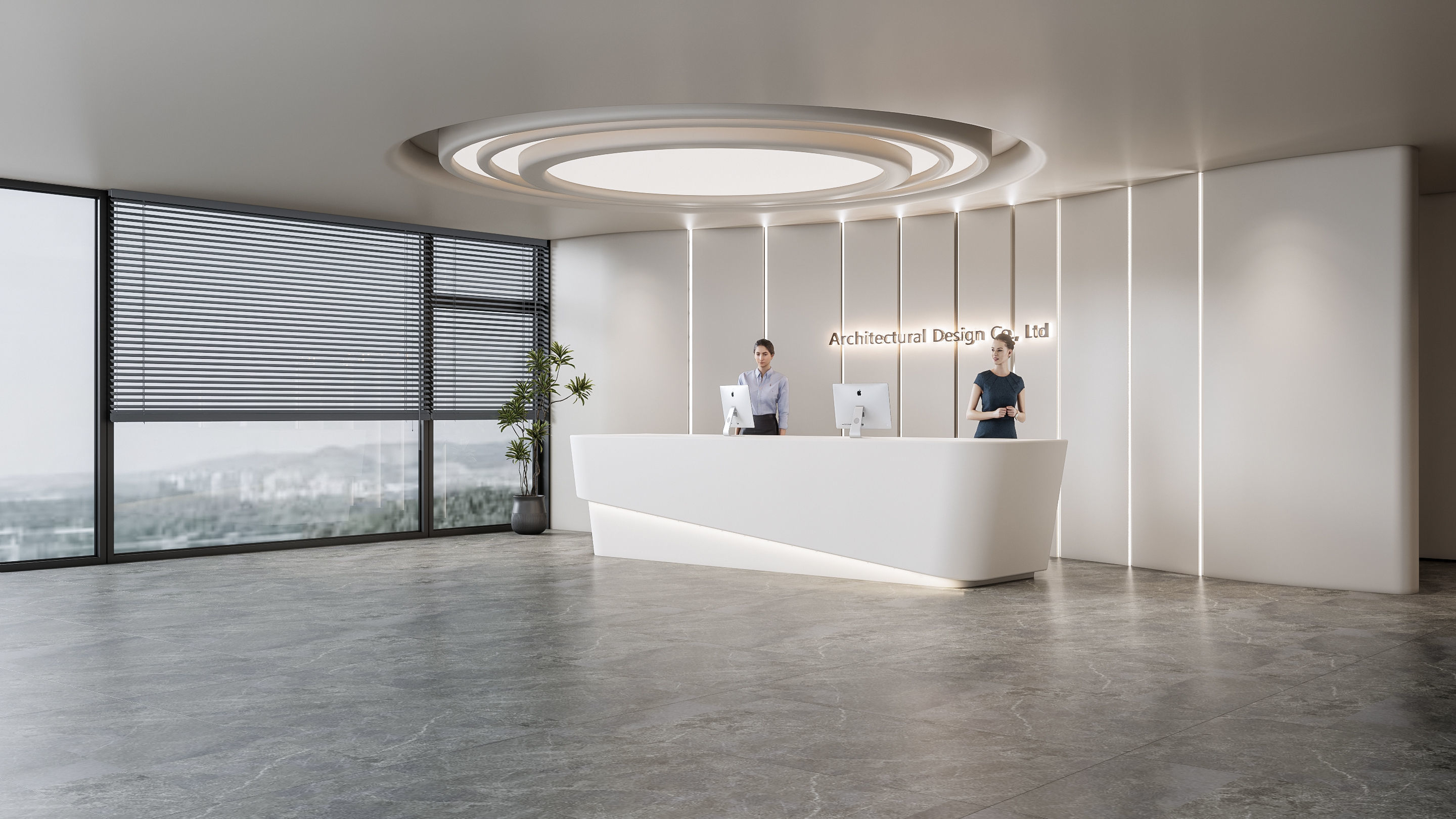 Reception 2 3D model_1